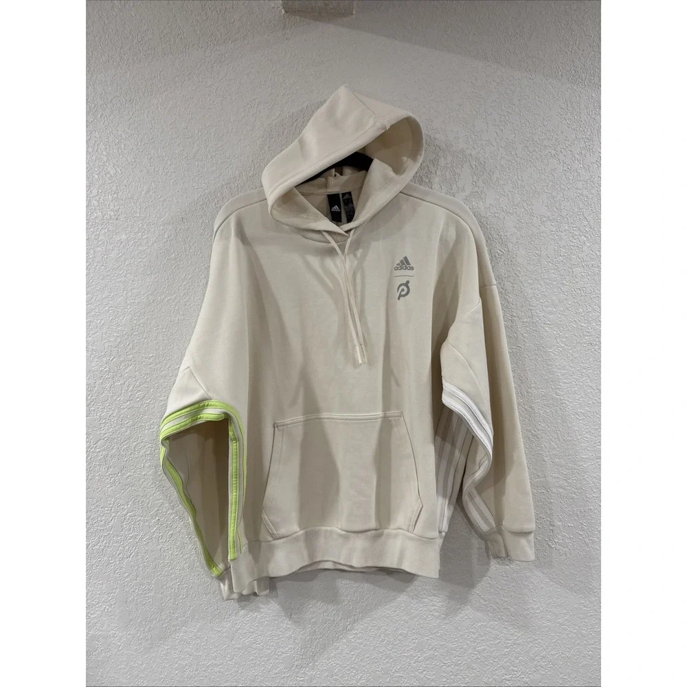 Adidas Peloton Hoodie Cream Colored Size Medium